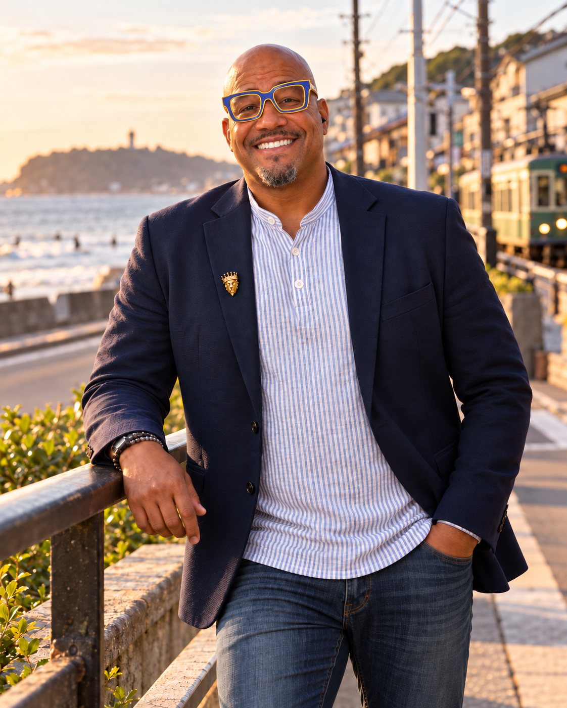 Nick Taylor in Shonan, founder of NikuDera